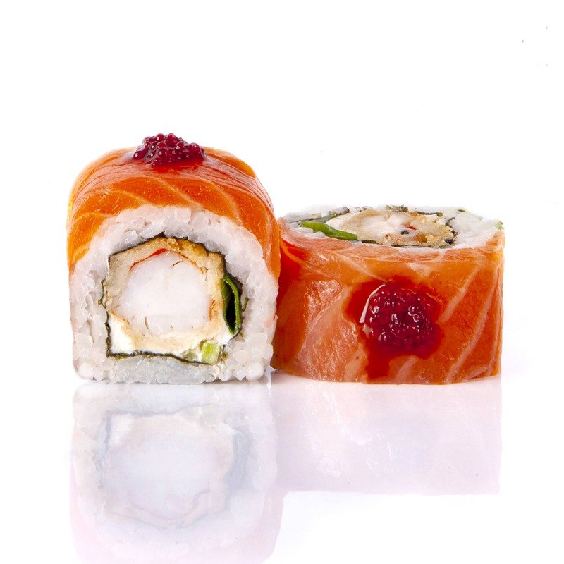 Salmon Deluxe Tempura Shrimp